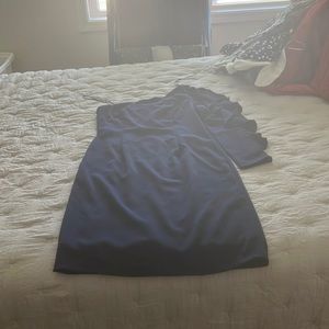 Never been worn navy blue cocktail dress. Size 8 condition brand new